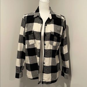 Buffalo plaid flannel shirt